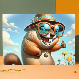 ハッピーグラウンドホッグデー ポストカード