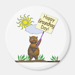 ハッピーグラウンドホッグ マグネット