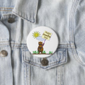 ハッピーグラウンドホッグ 缶バッジ (インサイチュ)