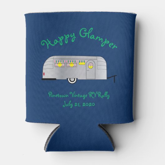 ハッピーグラマーヴィンテージストリームライントレーラー 缶クーラー (正面)