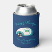 ハッピーグラムパーアクアマリンヴィンテージティアドロップトレーラー 缶クーラー (缶正面)