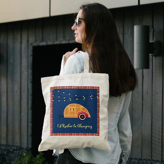 ハッピーグラムパーウディヴィンテージティアドロップトレーラー トートバッグ