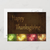 ハッピーグランジ感謝祭葉の数 シーズンポストカード (正面/裏面)