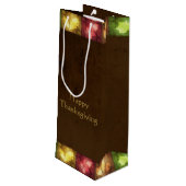 ハッピーグランジ感謝祭葉の数 ワインギフトバッグ (裏面アングル)