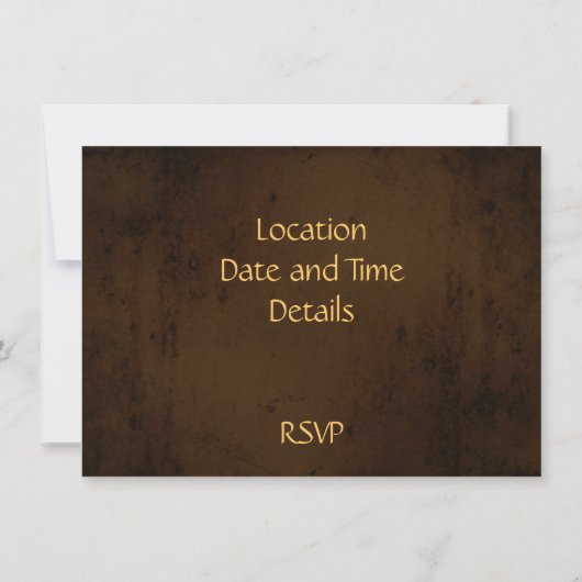 ハッピーグランジ感謝祭葉の数 招待状 (裏面)