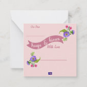 ハッピーグランドパープルズデイノーテカード ノートカード (裏面)