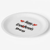 ハッピーグランドパープルデー ペーパープレート (アングル)