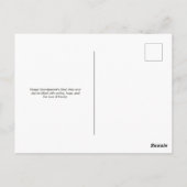 ハッピーグランドペアレントの一日かわいい漫画 ポストカード (裏面)