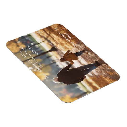 ハッピーグランドペアレントの日グランドパウォークインザパーク マグネット (右側)