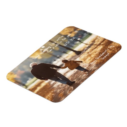 ハッピーグランドペアレントの日グランドパウォークインザパーク マグネット (左側)