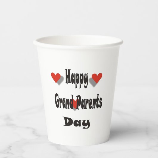 ハッピーグランドペアレント 紙コップ (正面)