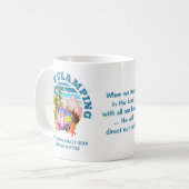 ハッピーグランプ名前をカスタムするファミリーキャンピングトリップ コーヒーマグカップ (正面左)