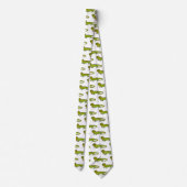 ハッピーグリーンイグアナアニメイラストレーション ネクタイ (裏面)