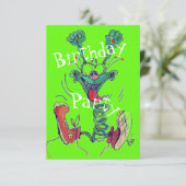 ハッピーグリーンガイRSVP招待状 招待状 (スタンド正面)