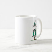 ハッピーグリーンサンタ コーヒーマグカップ (正面右)