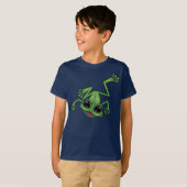 ハッピーグリーンツリーカエル Tシャツ (正面フル)