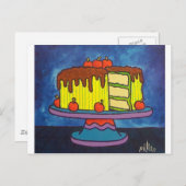 ハッピーケーキ ポストカード (正面/裏面)