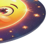 ハッピーコズミックアイズ絵文字 カッティングボード (角)