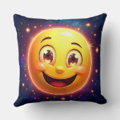 ハッピーコズミックアイズ絵文字 クッション (裏面)