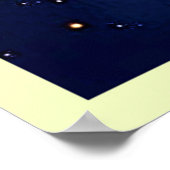 ハッピーコズミックアイズ絵文字 ポスター (角)