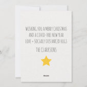 ハッピーコロナマスクリスマスツリータイポグラフィ シーズンカード