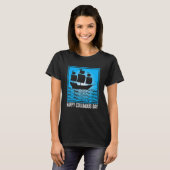 ハッピーコロンブスの日1492 Tシャツ (正面フル)