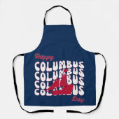 ハッピーコロンブスの日 エプロン (正面)
