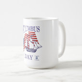 ハッピーコロンブスの日 コーヒーマグカップ (正面右)