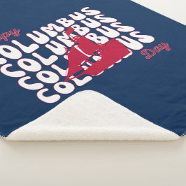 ハッピーコロンブスの日 シェルパブランケット
