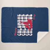 ハッピーコロンブスの日 シェルパブランケット (正面(横))