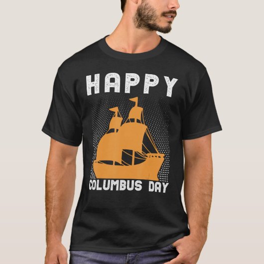 ハッピーコロンブスの日 Tシャツ (正面)