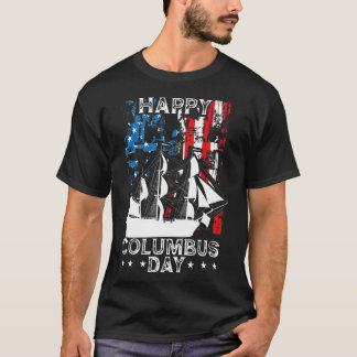 ハッピーコロンブスデイクリストファーコロンイタリアンブス Tシャツ