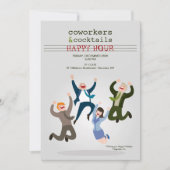 ハッピーコワーカーパーティの招待状 招待状 (正面)