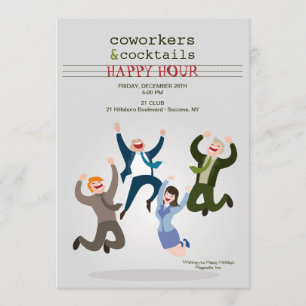 ハッピーコワーカーパーティの招待状 招待状