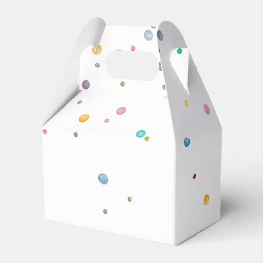 ハッピーコンフェッティドット フェイバーボックス (正面サイド)