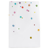 ハッピーコンフェッティドット ミディアムペーパーバッグ (正面)