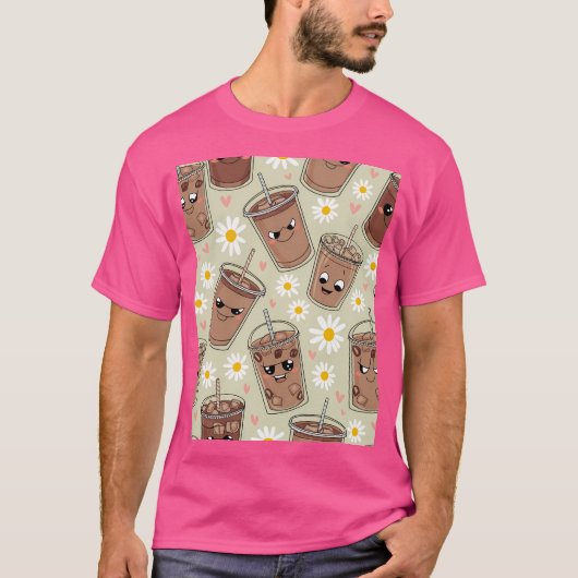 ハッピーコーヒーカップ Tシャツ (正面)