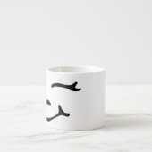 ハッピーコーヒーマグ – かわいい漫画カップ エスプレッソカップ (正面)