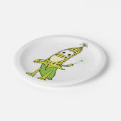 ハッピーコーン ペーパープレート (アングル)