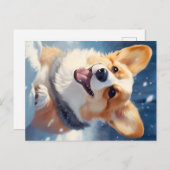 ハッピーコ遊ルギの雪 シーズンポストカード (正面/裏面)