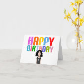 ハッピーゴシック誕生日 カード (黄色い花)