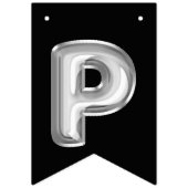 ハッピーゴッチャデー銀箔風船 バンティングフラッグ (第3の旗)