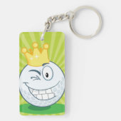 ハッピーゴルフボールキーチェーン キーホルダー (裏面)