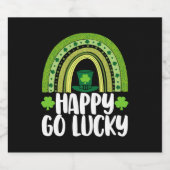 ハッピーゴーラッキー スパークリングワインラベル (シングルラベル)