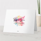 ハッピーゴールデンアニバーサリー カード (裏面)