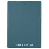 ハッピーゴールデンリトリバーパパ クリップボード (裏面)