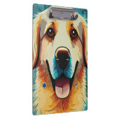 ハッピーゴールデンリトリバーパパ クリップボード (右)