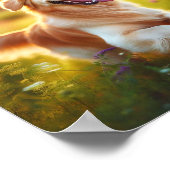 ハッピーゴールデンリトリバー ポスター (角)