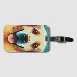 ハッピーゴールデンリトリバー ラゲッジタグ