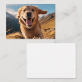 ハッピーゴールデンリト走リーバー ノートカード (正面/裏面)